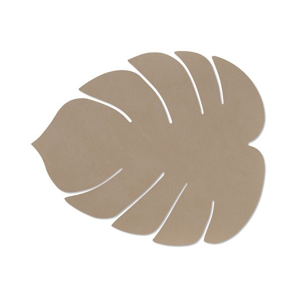 Iš eko odos padėkliukas 35x42 cm Monstera Leaf Nupo – LIND DNA