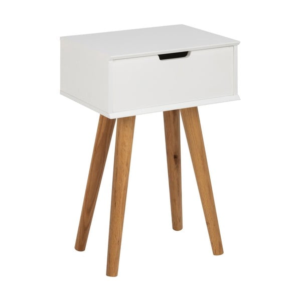 Baltas naktinis staliukas Actona Mitra -image-3