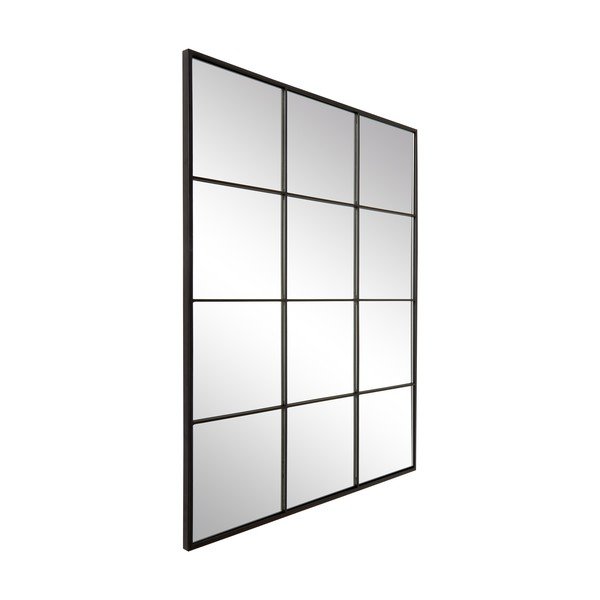 Sieninis veidrodis su juodu metaliniu rėmu Westwing Collection Clarita, 70 x 90 cm-image-2