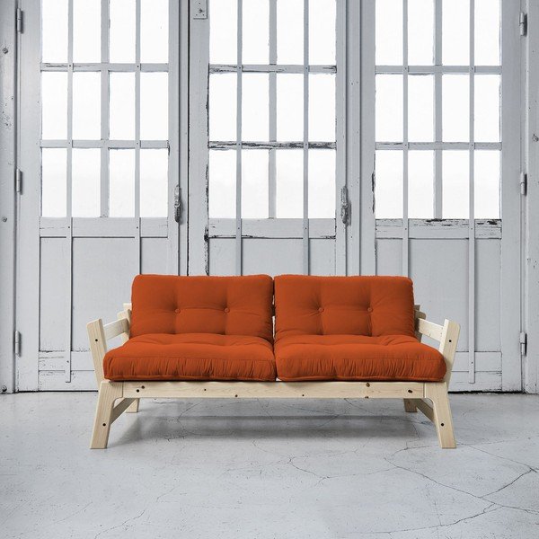 Sofa lova "Karup Step Natural/Orange-image-1