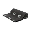 Juodos spalvos fleece tipo pledas šuniui 150x100 cm Trixie Barney – Plaček Pet Products