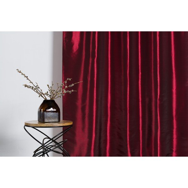Užuolaida bordo spalvos 140x245 cm Royal Taffeta – Mendola Fabrics-image-2