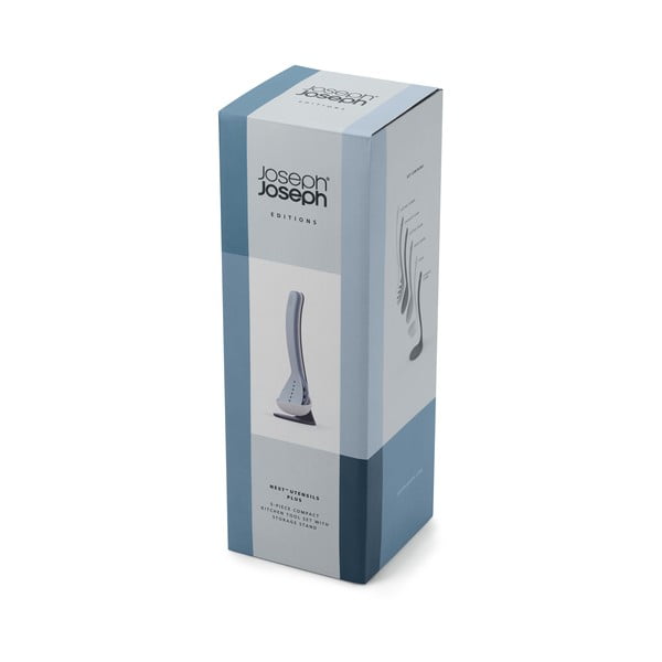 5 mėlynos spalvos virtuvės įrankių rinkinys su stovu Joseph Joseph Nest Utensils Plus-image-3