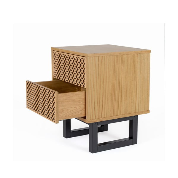 Ąžuolinis naktinis staliukas Woodman Camden Diamond-image-2