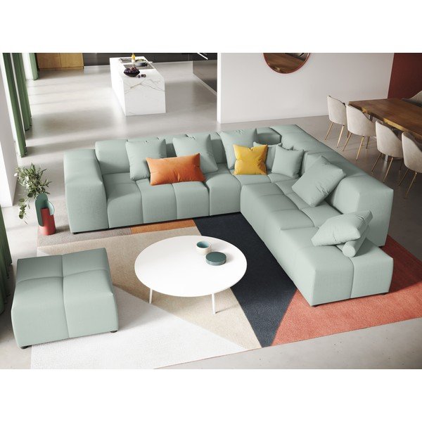Žalia kampinė sofa (kintama) Rome - Cosmopolitan Design-image-1