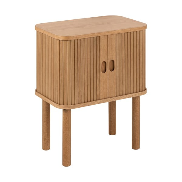 Naktinis staliukas natūralios spalvos iš ąžuolo Langley – Actona-image-2