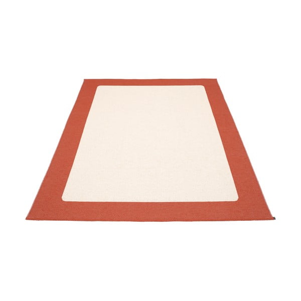 Raudonos plytų spalvos/kreminės spalvos lauko ir vidaus kilimas 180x260 cm Ilda Brick – Pappelina