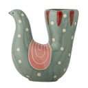 Iš akmens masės dažyta rankomis vaza žalios spalvos (aukštis 19 cm) Trudy – Bloomingville