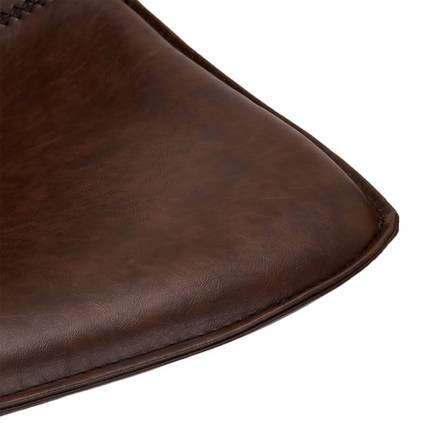 2 tamsiai rudų baro kėdžių rinkinys Furnhouse Isabel-image-1