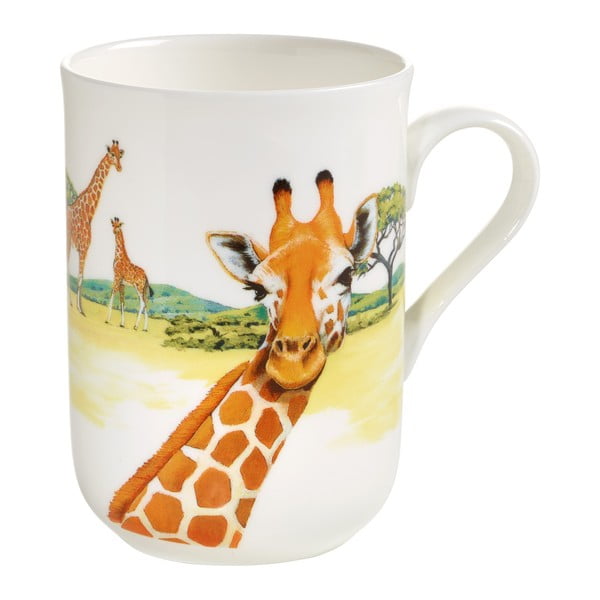 "Maxwell & Williams Animals Giraffe" kaulinio porceliano puodelis, 330 ml