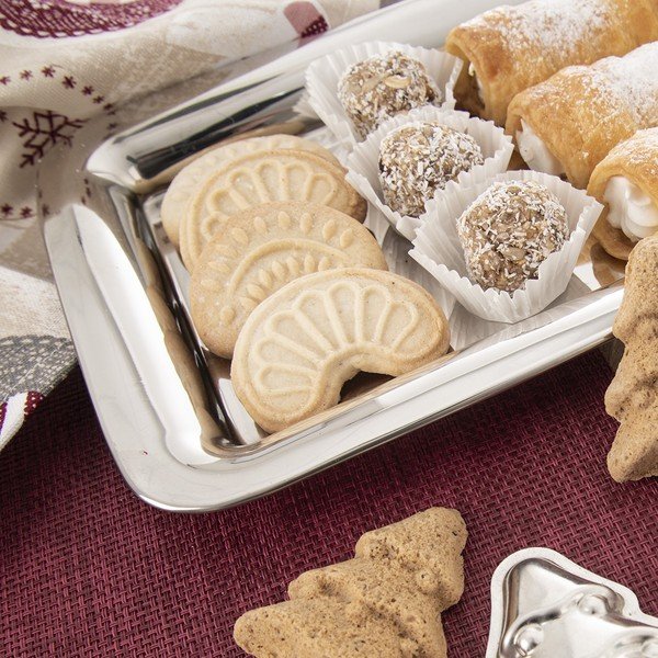 Iš nerūdijančio plieno padėklas 17x38,5 cm Long – Orion-image-3