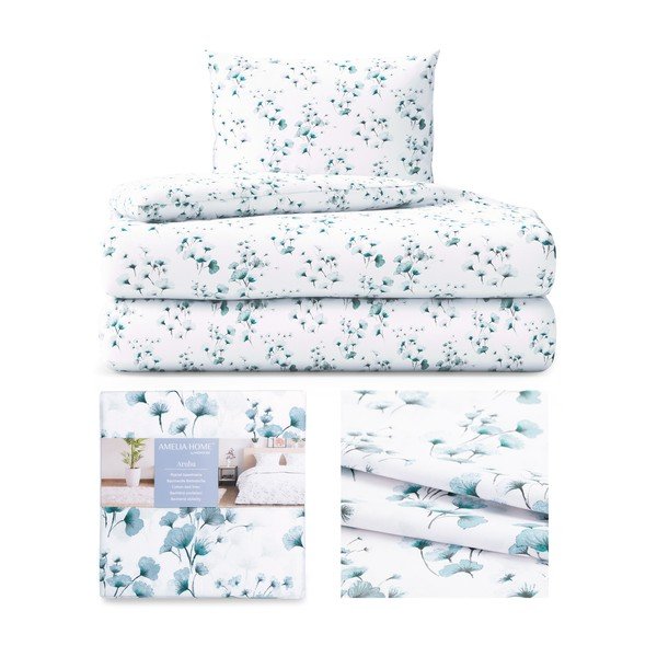 Medvilninė viengulė patalynė AmeliaHome Averi Aruba, 135 x 200 cm-image-2