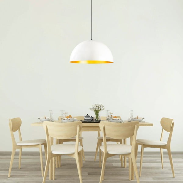 Baltas lubinis šviestuvas Opviq lights Berceste, ø 60 cm-image-4