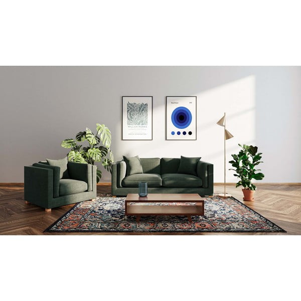 Sofa žalios spalvos 235 cm Pomo – Ame Yens-image-1