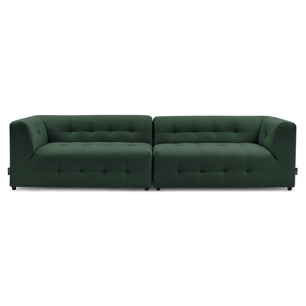 Tamsiai žalia sofa 324 cm Kleber - Bobochic Paris