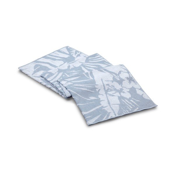 Mėlynas paplūdimio rankšluostis 180x100 cm Botanic - Foutastic-image-1