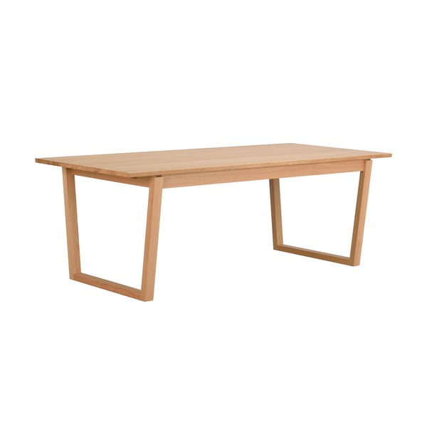 Natūralios ąžuolo spalvos valgomojo stalas Rowico Colonsay, 215 x 96 cm-image-4