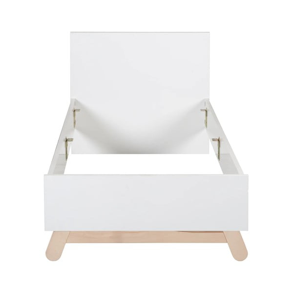 Vaikiška lova baltos spalvos 90x200 cm Clara – Roba-image-2