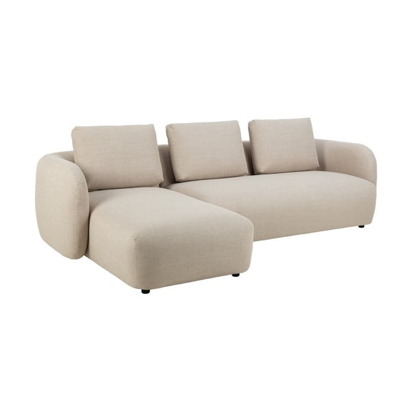 Kampinė sofa smėlio spalvos (su kairiuoju kampu) Imola – Bonami Selection-image-2