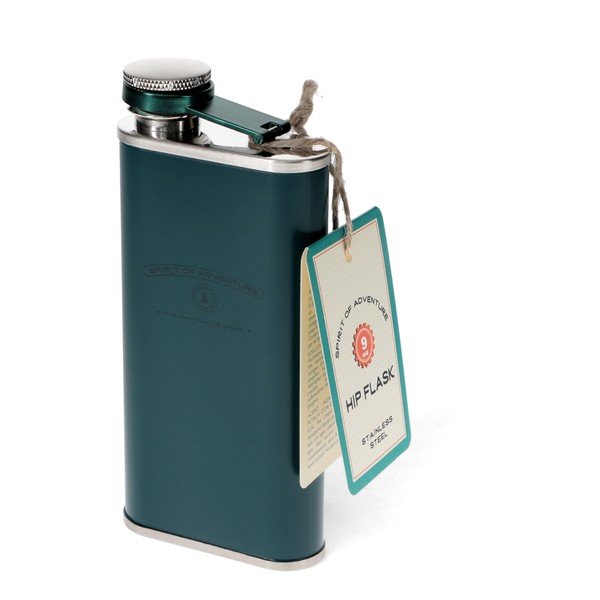 Žalsvai mėlynos spalvos iš nerūdijančio plieno gertuvė 250 ml Spirit of Adventure – Rex London-image-2
