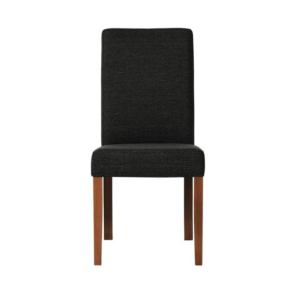Juoda kėdė su tamsiai rudomis buko medienos kojomis Ted Lapidus Maison Tonka-image-1
