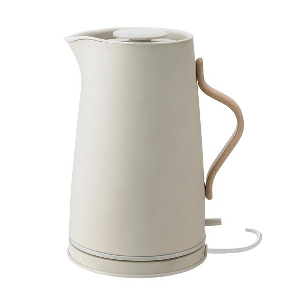 Smėlio spalvos iš nerūdijančio plieno virdulys 1,2 l Emma – Stelton