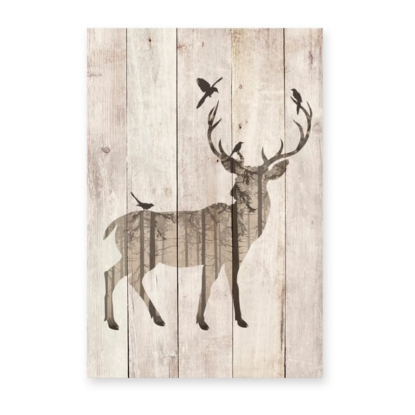 Iš medžio ženklas 40x60 cm Deer – Really Nice Things