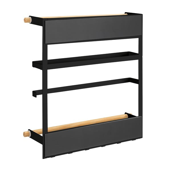 Juodos spalvos sieninis virtuvės organizatorius Wenko Magna-image-1