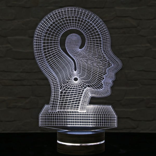 3D stalinės lempos galvutė