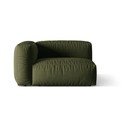 Modulinė sofos dalis žalios spalvos (su kairiuoju kampu) Martina – Micadoni Home