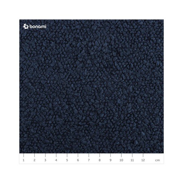 Tamsiai mėlynos spalvos iš boucle krėslas Poppy – Micadoni -image-4
