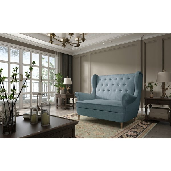 Mėlynos spalvos sofa 150 cm Aros – ELTAP-image-1