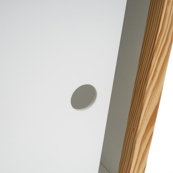 Vaikiška knygų spinta baltos spalvos su stumdomomis durimis 70x77 cm – Casa Selección-image-4