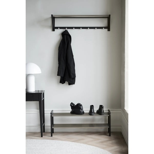 Iš ąžuolo masyvo sieninė lentyna natūralios spalvos su lentyna Confetti – Rowico-image-1