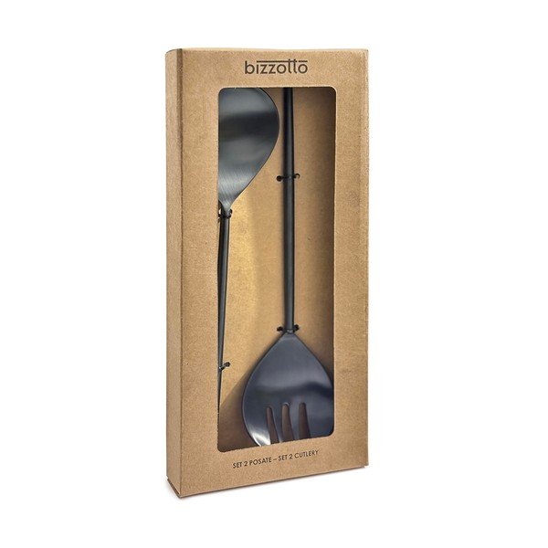 Iš nerūdijančio plieno įrankis salotoms 2 vnt. Bronte – Bizzotto-image-2