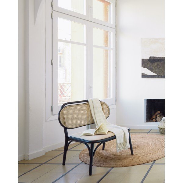 Juodas krėslas Kave Home Doriane-image-1