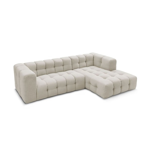 Kampinė sofa smėlio spalvos (su dešiniuoju kampu) Cloud – Bobochic Paris-image-4