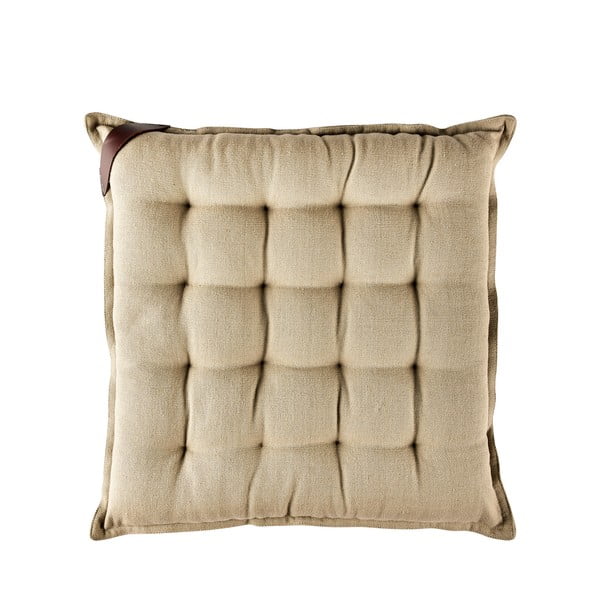 Smėlio spalvos medvilninė sėdimoji pagalvėlė Södahl, 40 x 40 cm