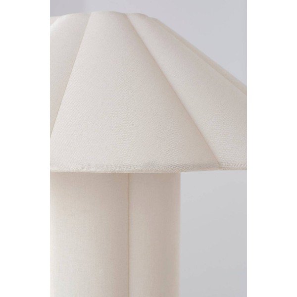 Kreminės spalvos iš lino stalinis šviestuvas (aukštis 38 cm) Gerd – Jotex-image-3