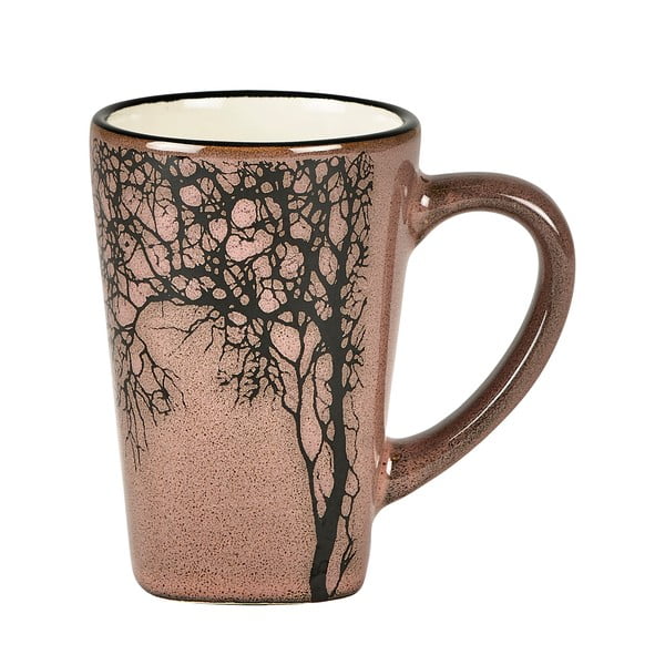 Iš akmens masės puodeliai šviesiai rožinės spalvos 4 vnt. espreso 100 ml Hela – Villa Collection