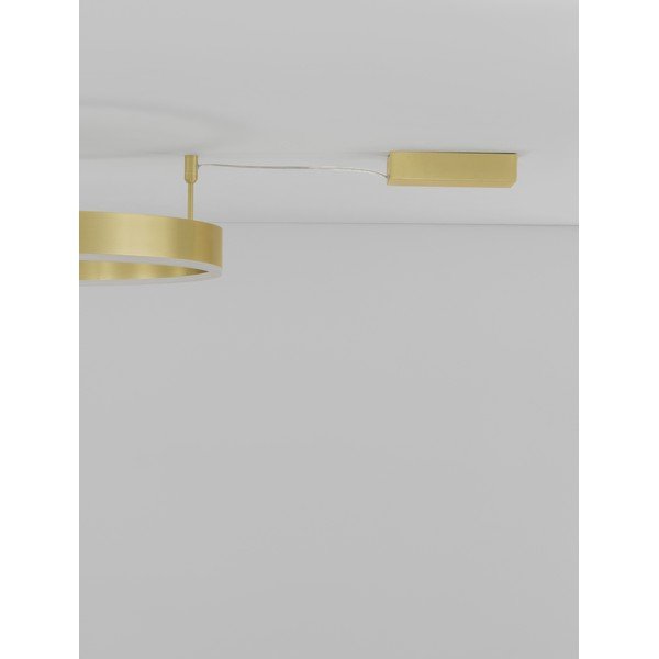 Žalvario spalvos iš aliuminio lubinis šviestuvas LED su pritemdymo funkcija Motif – Nova Luce-image-3
