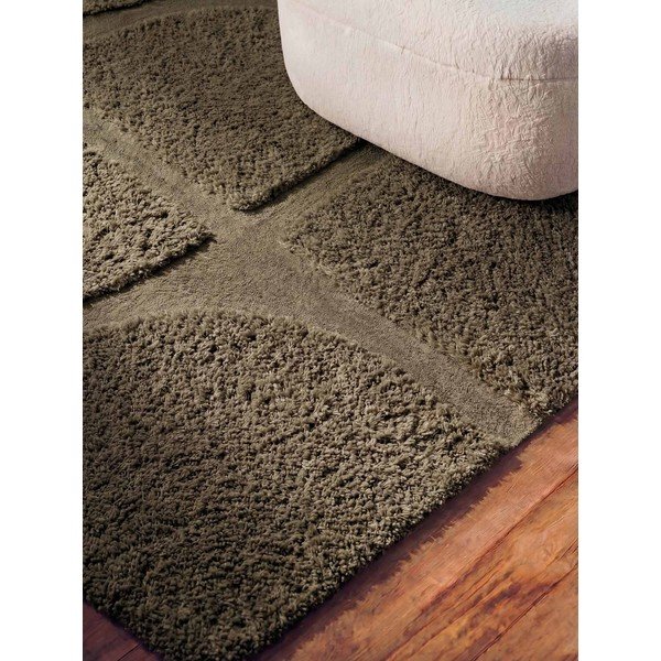 Rankų darbo khaki spalvos kilimas 120x180 cm Lambeth Jasper – Ted Baker-image-1