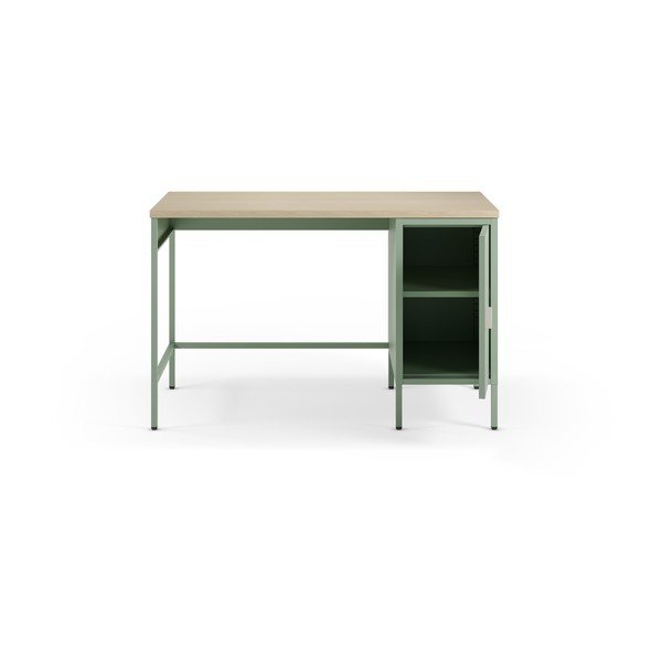 Rašomasis stalas su ąžuolo dekoro stalviršiu 60x120 cm Sayla – Marckeric-image-1