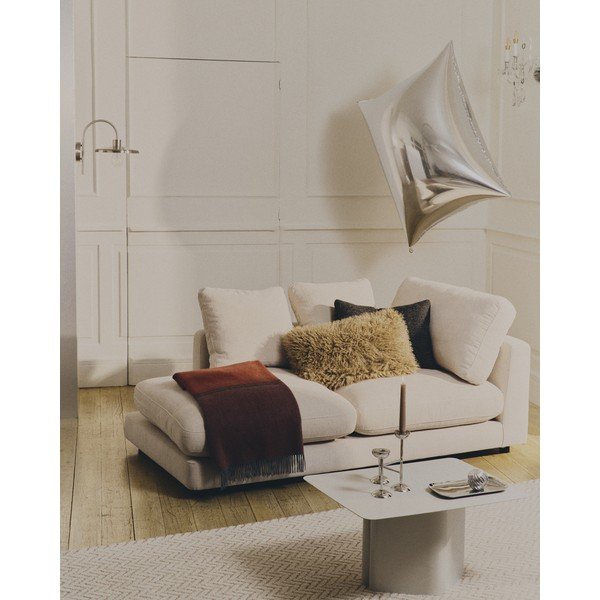 Sidabrinės spalvos sieninė lempa ø 27 cm Nuvira – Kave Home-image-3