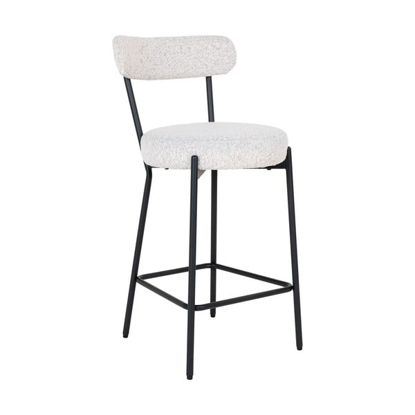Baro taburetė baltos spalvos (sėdynės aukštis 65 cm) Badalona – House Nordic