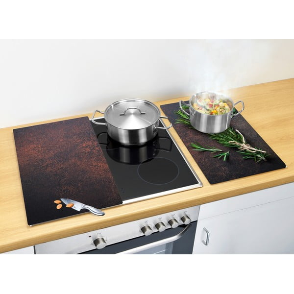 Viryklės dangčiai iš grūdinto stiklo, 2 vnt., 52x30 cm Rosemary - Allstar-image-1