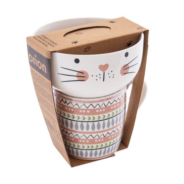 Iš porceliano  puodelio ir dubens rinkinys 2 vnt. 350 ml – Orion-image-4