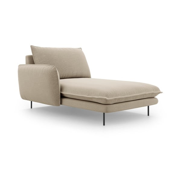Smėlio spalvos poilsio gultas Cosmopolitan Design Vienna, kampas kairėje-image-3