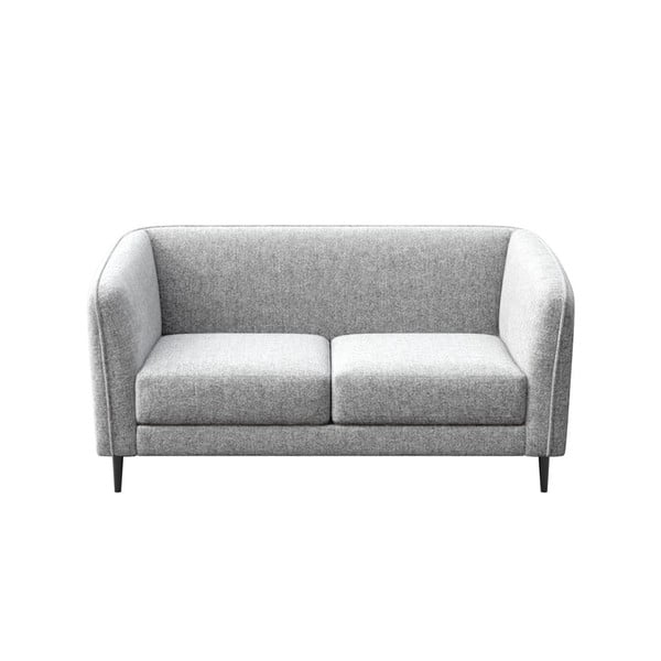 Sofa šviesiai pilkos spalvos 160 cm Galbe – Ghado