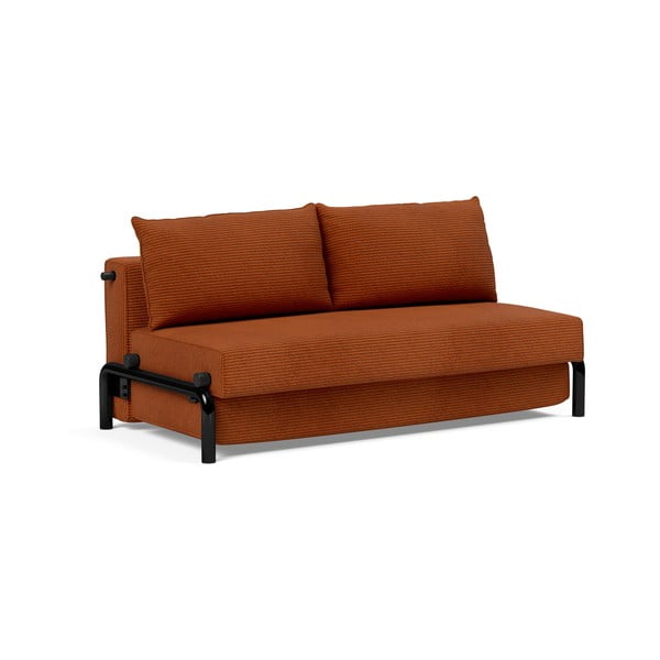 Oranžinė sofa-lova Innovation Ramone